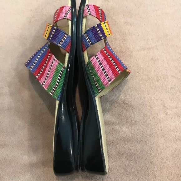 Multi-color Sandals Made in Guatemala - Picture 3 of 5